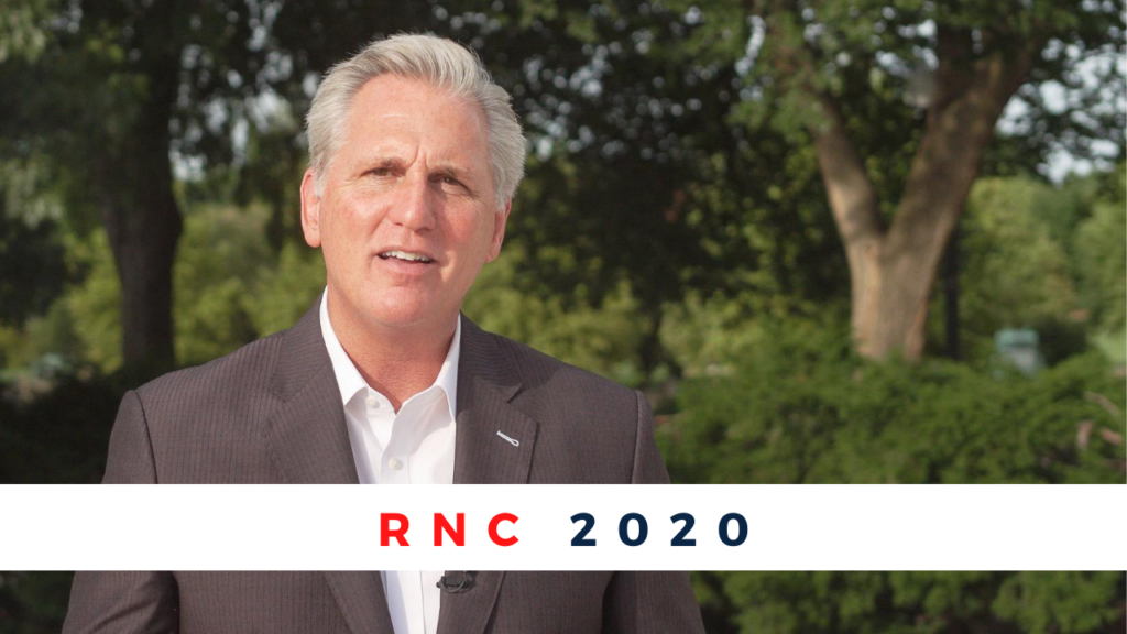 Kevin McCarthy’s Full Speech at the Republican National Convention | 2020 RNC Night 4