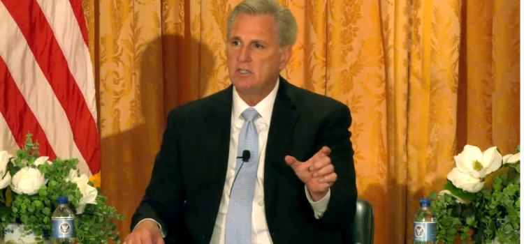 McCarthy Talks Foreign Policy at Nixon Library